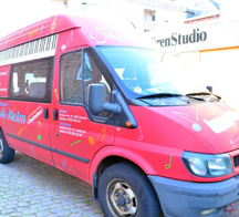 Transporter von Musik Helm